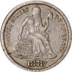 1878-P Seated Liberty Dime