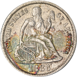 1886-P Seated Liberty Dime