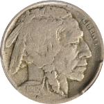 1918/7-D Buffalo Nickel CAC Sticker PCGS VG08 Key Date Superb Eye Appeal