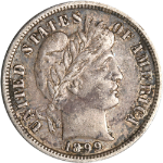 1899-P Barber Dime