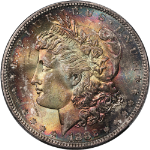 1882-S Morgan Silver Dollar CAC Sticker PCGS MS66 Toning Strong Strike