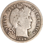 1899-S Barber Dime