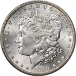 1900-S Morgan Silver Dollar CAC Sticker PCGS MS65 Blazing White Gem