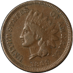 1869 Indian Cent Choice VF Great Eye Appeal Nice Strike