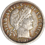 1901-O Barber Dime