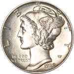 1939-P Mercury Dime