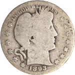 1893-O Barber Half Dollar