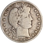 1895-P Barber Half Dollar