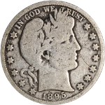 1895-S Barber Half Dollar