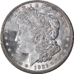 1921-D Morgan Silver Dollar PCGS MS64 Blast White Nice Eye Appeal