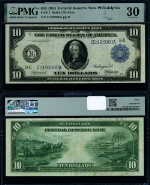 FR. 912 $10 1914 Federal Reserve Note Philadelphia VF30