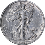 1933-S Walking Liberty Half Choice AU Details Nice Eye Appeal Nice Strike