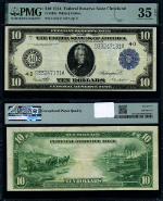 FR. 919 A $10 1914 Federal Reserve Note Choice PMG VF35 EPQ