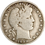 1899-O Barber Half Dollar