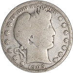 1905-O Barber Half Dollar