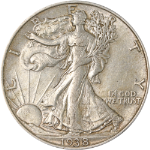 1938-P Walking Liberty Half