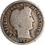 1893-S Barber Dime