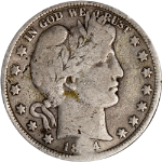 1894-P Barber Half Dollar - Damaged