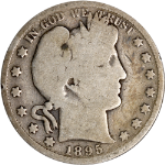 1895-S Barber Half Dollar