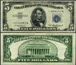 FR. 1656* $5 1953-A Silver Certificate *-A Block CU Star