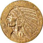 1912-P Indian Gold $5 PCGS MS62 Nice Eye Appeal Nice Strike Nice Luster