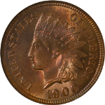 1900 Indian Cent NGC MS66 RB Superb Eye Appeal Strong Strike