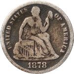 1878-P Seated Liberty Dime