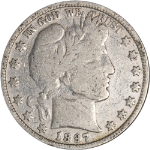 1897-P Barber Half Dollar