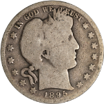 1895-S Barber Half Dollar