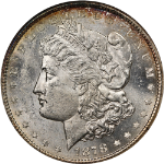 1878-CC Morgan Silver Dollar ANACS MS62 Great Eye Appeal Strong Strike