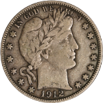 1912-P Barber Half Dollar - Choice+