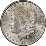 1882-CC Morgan Silver Dollar ANACS MS63 Blast White Great Eye Appeal