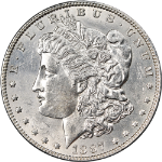 1887/6-P Morgan Silver Dollar Nice Unc Key Date Great Eye Appeal Strong Strike