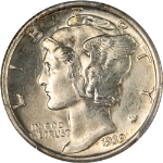 1939-S Mercury Dime PCGS MS64 Nice Luster Nice Strike