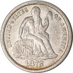 1872-P Seated Liberty Dime