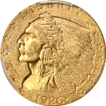 1926 Indian Gold $2.50 PCGS MS64 Great Eye Appeal Strong Strike Fantastic Luster