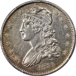 1835 Bust Quarter PCGS AU Details Nice Eye Appeal Strong Strike