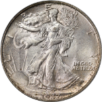 1937-P Walking Liberty Half PCGS MS65 Great Eye Appeal Strong Strike