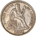 1877-P Seated Liberty Dime