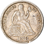 1878-P Seated Liberty Dime