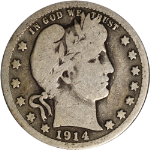 1914-S Barber Quarter