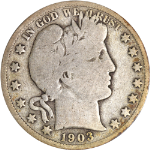 1903-S Barber Half Dollar