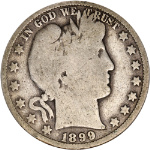 1899-O Barber Half Dollar