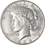 1934-S Peace Dollar