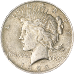 1923-P Peace Dollar - Whisker Jaw