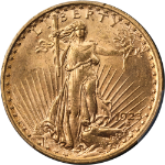 1923-P Saint-Gaudens Gold $20 PCGS MS64 Great Eye Appeal Strong Strike