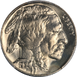 1934-P Buffalo Nickel PCGS MS65 Blazing Gem Superb Eye Appeal