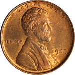 1909-P Lincoln Cent - Gemmy