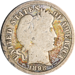 1898-S Barber Dime