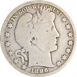 1896-O Barber Half Dollar